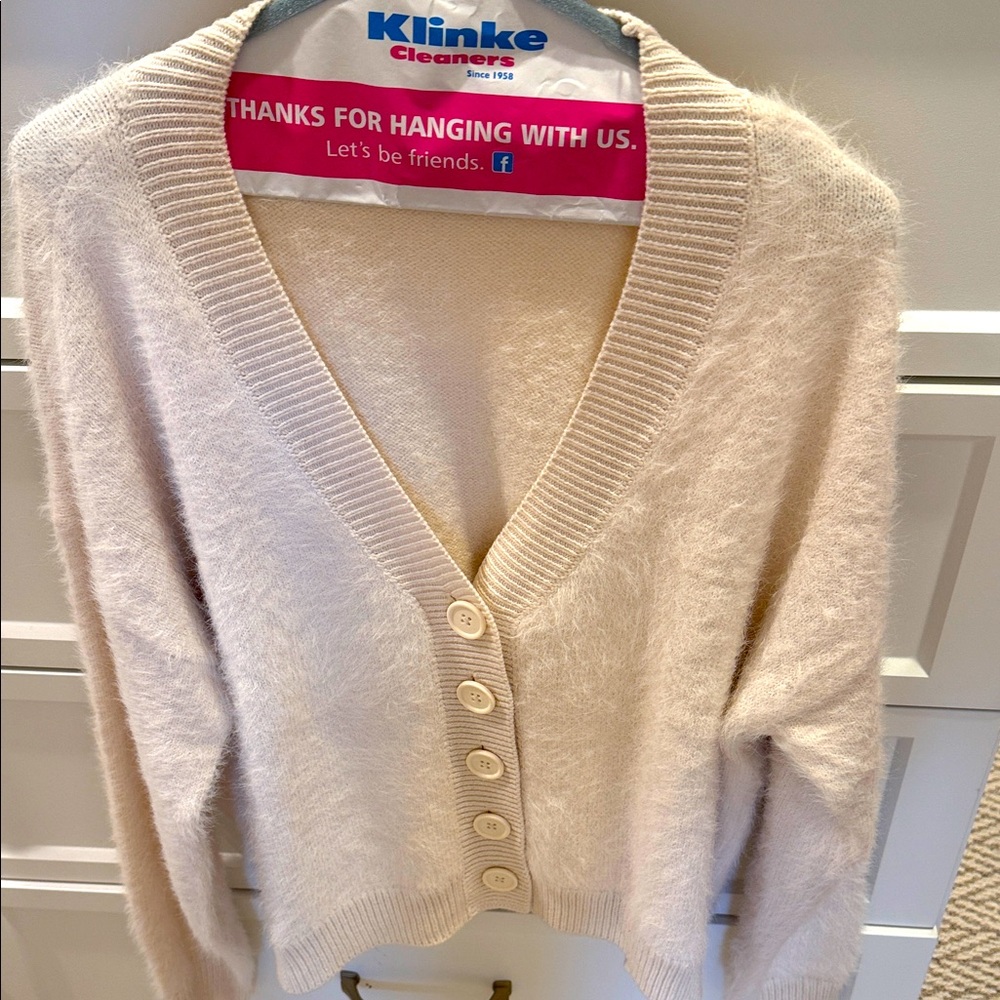 Sanctuary Cream Button-Up Cardigan